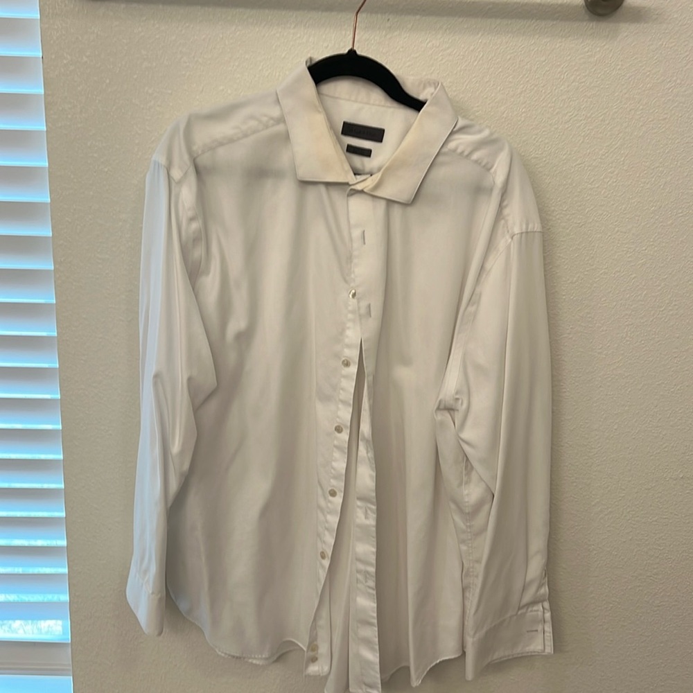 Calvin Klein Long Sleeve Button Up Shirt.